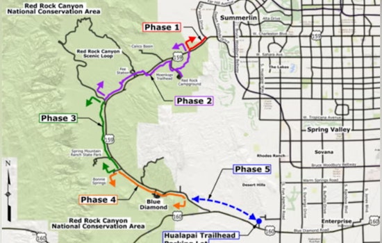 Summerlin Snags First Slice Of Red Rock Trail, With New Signal And Safer Selfies
