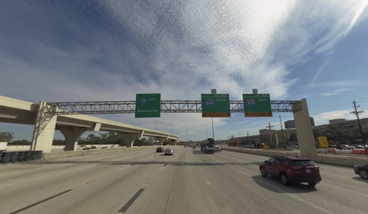 Tanker Tipover Slams I-610 East Loop Traffic At I-10