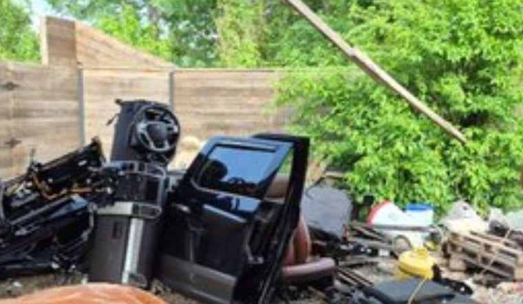 Tarrant Cops Bust Suspected Dallas County Chop Shop, Recover Pile Of Stolen Rides