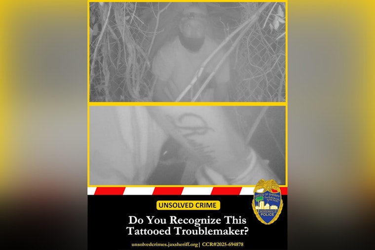 Tattooed Fence-Crawler Rips Off West Beaver Business, JSO Says