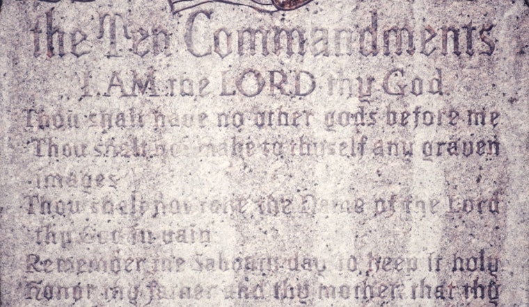 Texas Classrooms Get Green Light To Hang Ten Commandments After Court Clash