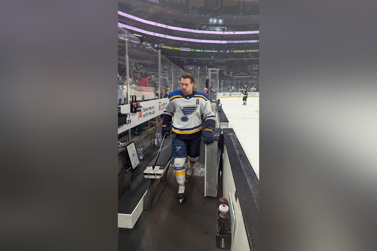Thomas Torches Avs With Hat Trick To Keep Blues’ Playoff Pulse Pumping