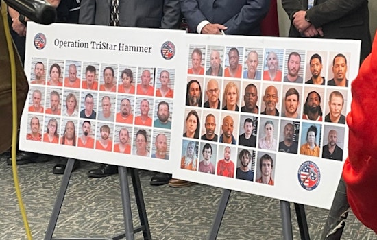 TriStar Hammer Slams West Tennessee, 61 Nabbed In Drug Blitz