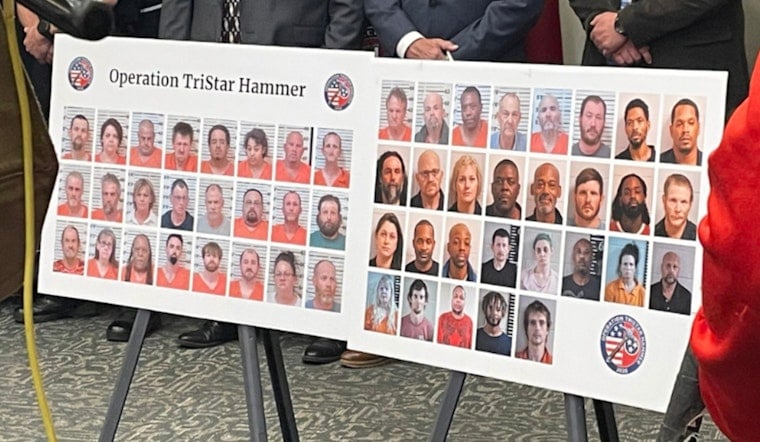 TriStar Hammer Slams West Tennessee, 61 Nabbed In Drug Blitz