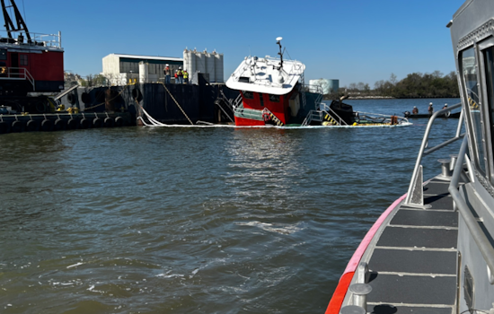 Tug Drama In Curtis Creek As Gale Goes Down Near Fort McHenry