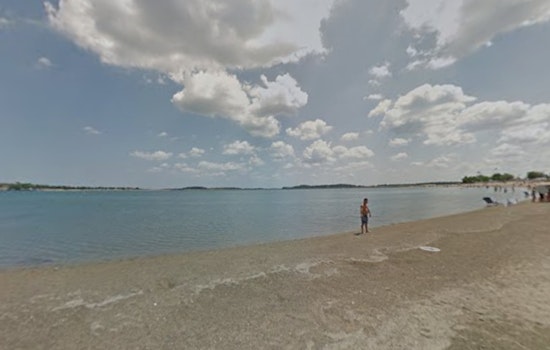 Twin Water Twisters Put On Weird Morning Show Over Boston’s Pleasure Bay