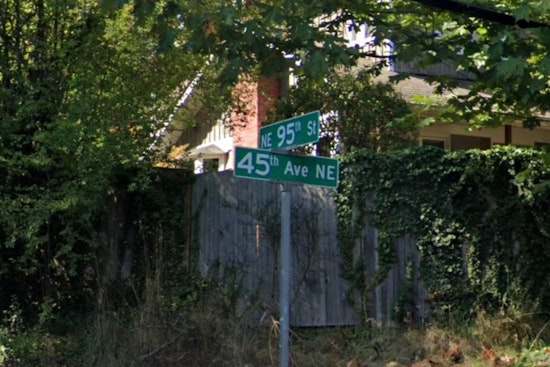 Two-Car Crash Traps Occupant On NE 95th In Seattle