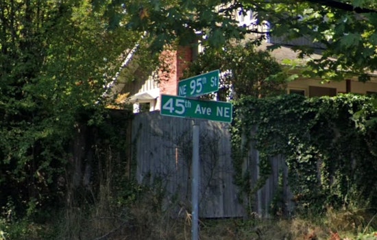Two-Car Crash Traps Occupant On NE 95th In Seattle