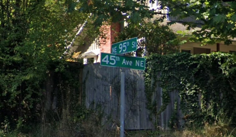 Two-Car Crash Traps Occupant On NE 95th In Seattle