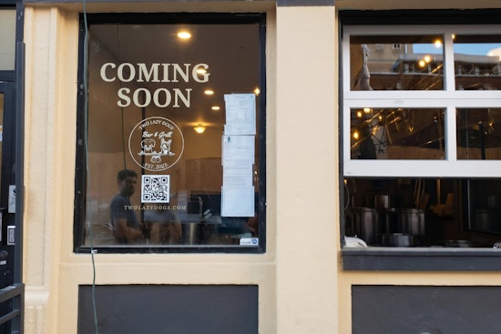 Two Lazy Dogs Bar & Grill Is Nearly Open Downtown, and Yes, You Can Drink a Free Beer Out of a Dog Bowl on Thursdays