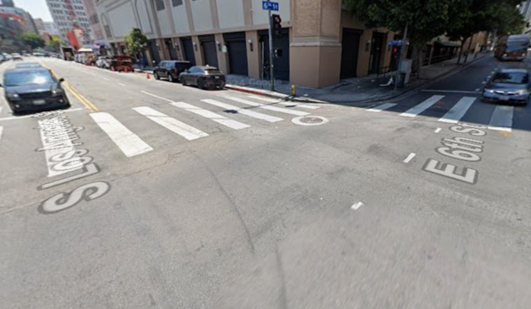 Two Shot Near 6th Street In Downtown Los Angeles