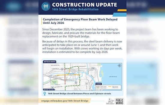Unity Bridge Shutdown Drags On, Detours Now Stretch Into July