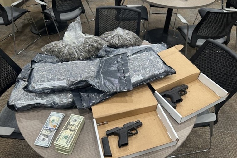 Uptown College Street Vehicle Search Nets 8 Pounds Of Pot, Cash And Guns, CMPD Says
