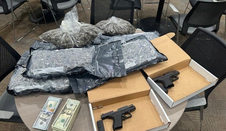 Uptown College Street Vehicle Search Nets 8 Pounds Of Pot, Cash And Guns, CMPD Says