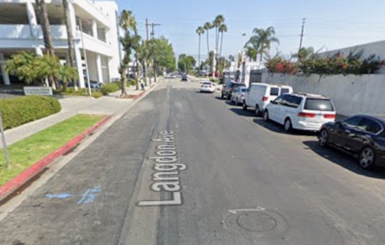 Van Nuys Structure Fire Reported On Langdon Avenue