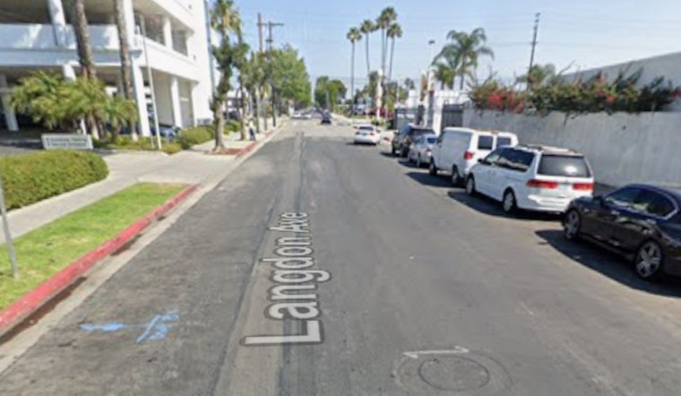 Van Nuys Structure Fire Reported On Langdon Avenue