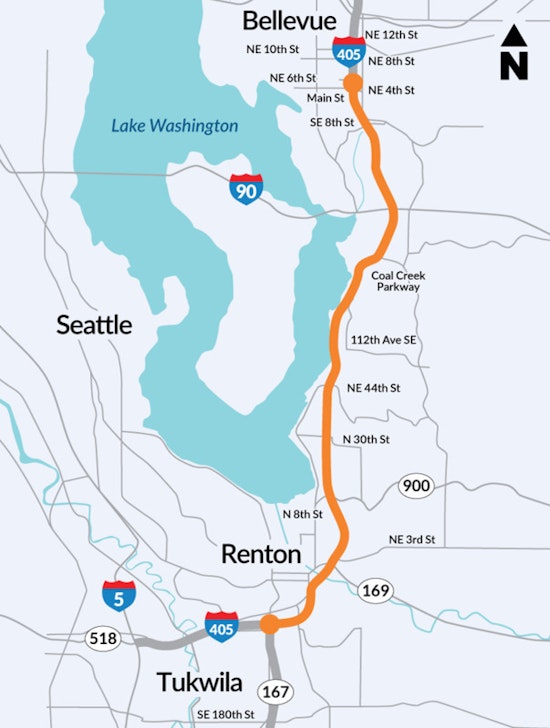 Weekend I-405 Shutdown To Squeeze Northbound Drivers Between Renton And Bellevue