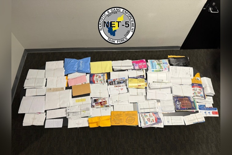 Yuba City Mail Heist Crew Busted as Cops Seize Piles of Stolen Letters