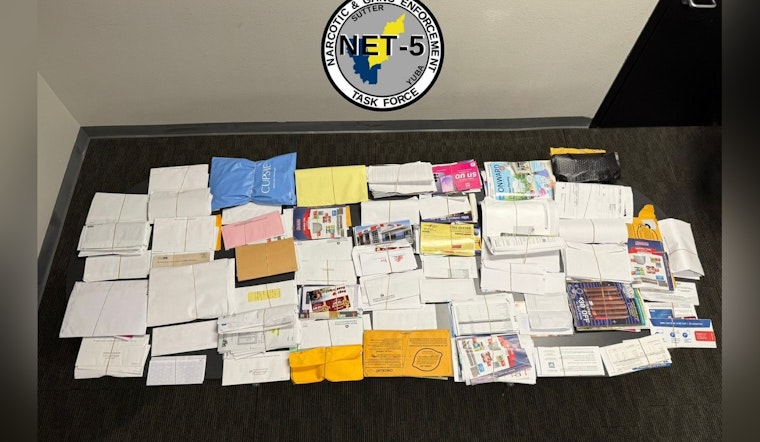 Yuba City Mail Heist Crew Busted as Cops Seize Piles of Stolen Letters