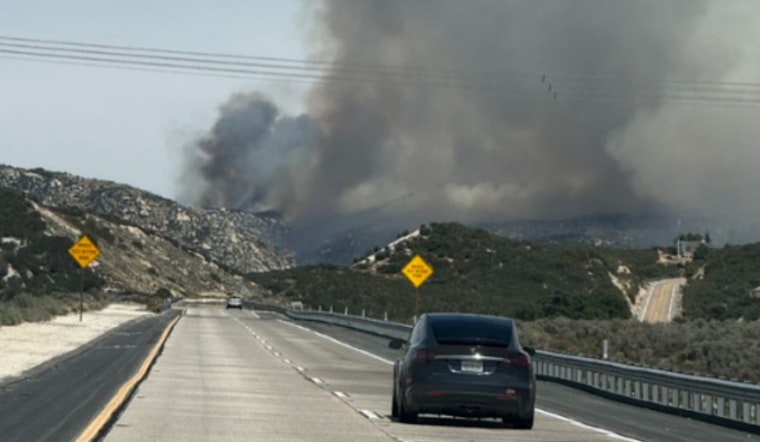 I-8 Brush Blaze Sparks Evacuations, Casino Shelter On Campo Reservation