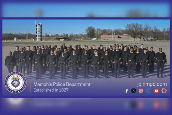 81 Rookie Cops Pack Bellevue as Memphis Bulks Up Thin Blue Line