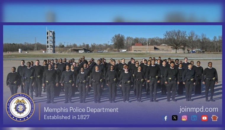 81 Rookie Cops Pack Bellevue as Memphis Bulks Up Thin Blue Line