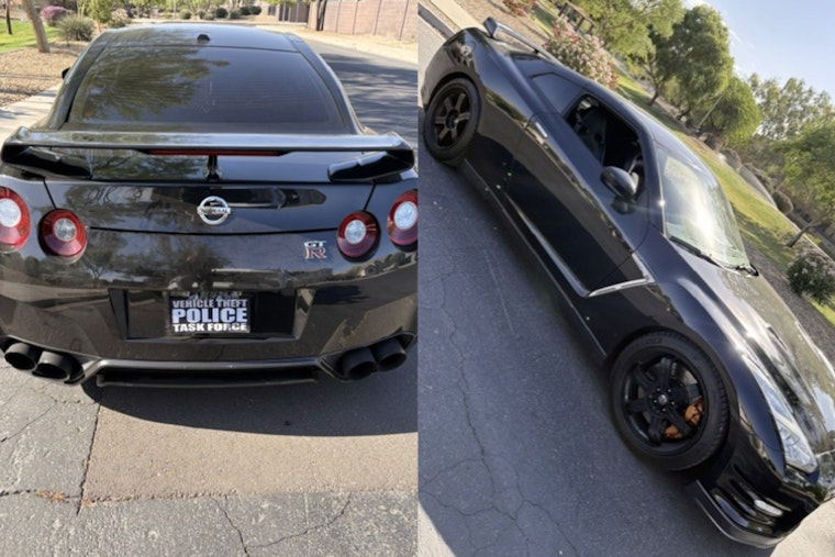 Anonymous Tip Leads Cops to ‘Hot’ $75K Nissan GT-R in Goodyear
