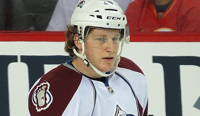 Avs Star Nathan MacKinnon Bloodied By Puck In St. Paul, Still Skates Back For Third Period