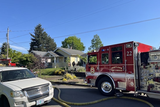 Backyard Shed Fire Jumps To North Portland Home In University Park