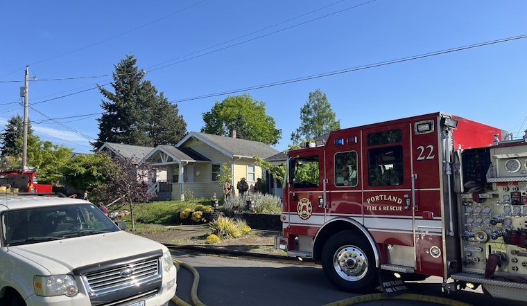 Backyard Shed Fire Jumps To North Portland Home In University Park