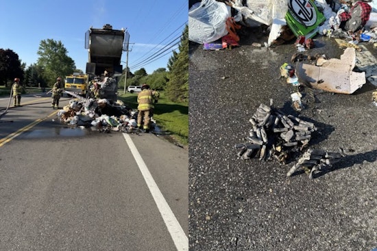 Battery Blunder Turns Troy Trash Truck Into Livernois Fireball