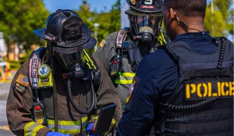 Bay Fair Turned Into Mock Crisis As BART Police Gear Up For World Cup
