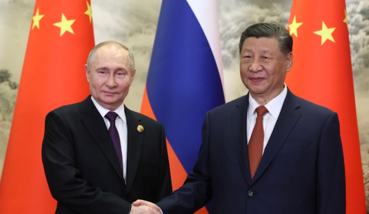 Beijing Rolls Out Red Carpet As Putin Follows Trump To Town