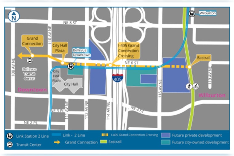 Bellevue’s $200 Million Grand Connection Bridge Scores Regional Green Light