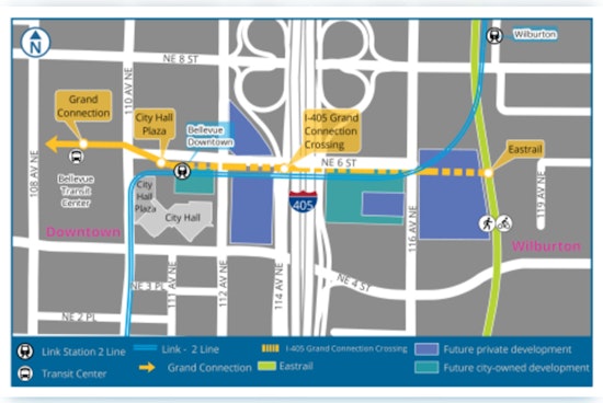 Bellevue’s $200 Million Grand Connection Bridge Scores Regional Green Light