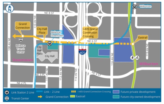 Bellevue’s $200 Million Grand Connection Bridge Scores Regional Green Light