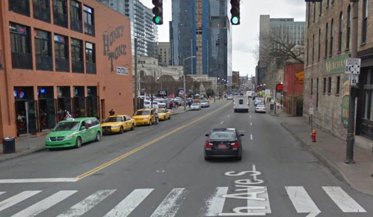 Black Smoke Pours Over Broadway As Fire Erupts At Downtown Remodel