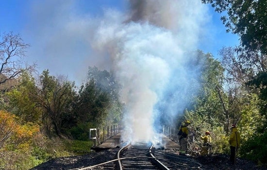 Blaze Torches Rio Linda Rail Bridge, Freight Comes To A Screeching Halt