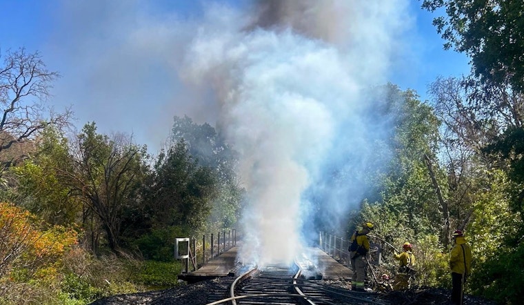 Blaze Torches Rio Linda Rail Bridge, Freight Comes To A Screeching Halt