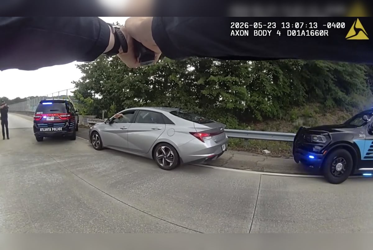 Bodycam Shows Atlanta Cops Box In Car, Collar Suspected Shooter