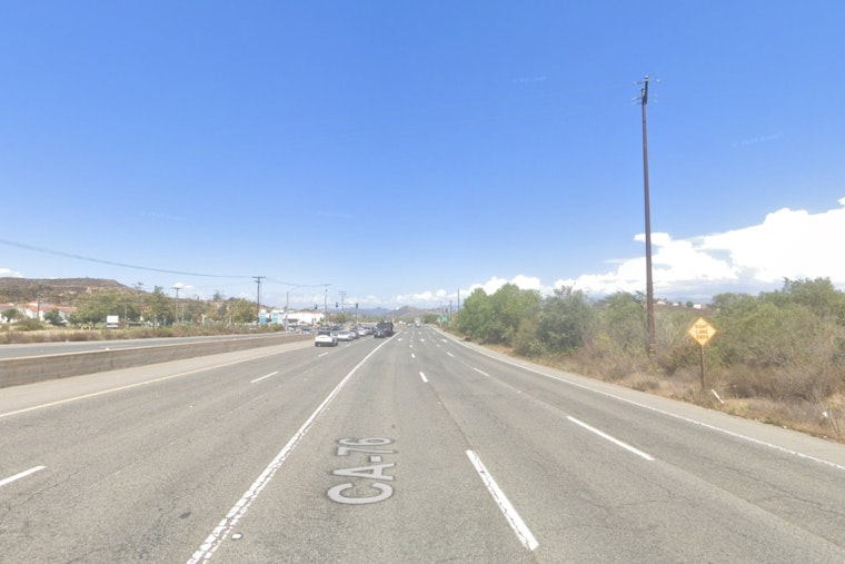 Bonsall Brush Blaze Slams SR-76, Eastbound Lanes Shut At Mission Road