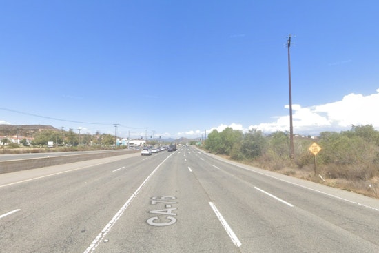 Bonsall Brush Blaze Slams SR-76, Eastbound Lanes Shut At Mission Road