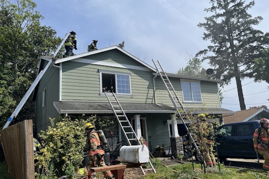 Boom, Then Blaze: Multiple Brentwood-Darlington Structures Burn In SE Portland