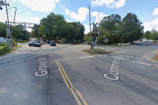 Braintree Jeep Blasts Past Crossing Gate, Driver Killed by Commuter Train