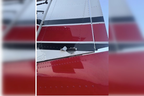 Bullet Rips Fire Plane’s Tail As Pilot Scoops Lake Water Near Orr