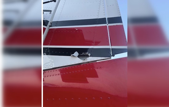 Bullet Rips Fire Plane’s Tail As Pilot Scoops Lake Water Near Orr