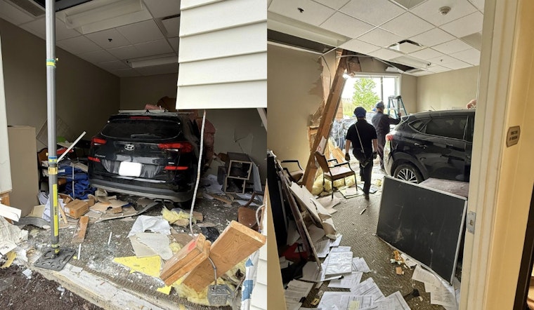 Car Slams Into Warrensville Heights Nursing Facility, Traps Woman Underneath