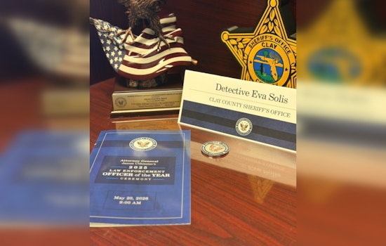 Clay County Detective Nabs Top Cop Honor After Child Rescue