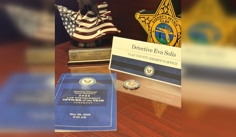 Clay County Detective Nabs Top Cop Honor After Child Rescue