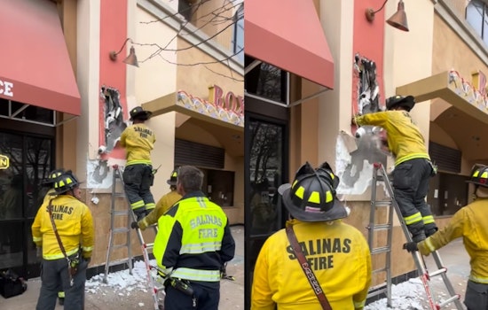 Coffee Break Cops In Salinas Rescue Burglary Suspect Trapped Inside Theater Wall